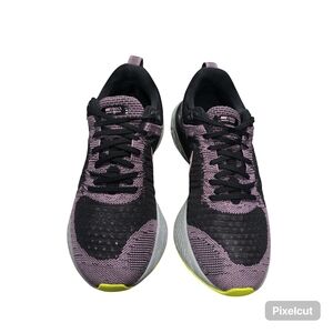 Nike React Infinity Run FK Flyknit Plum Purple Women Running  Size 10